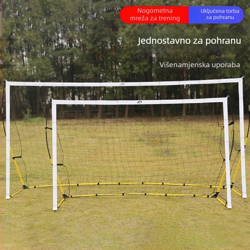 NAILI Prenosna nogometna mreža za trening s brzim sklapanjem za djecu