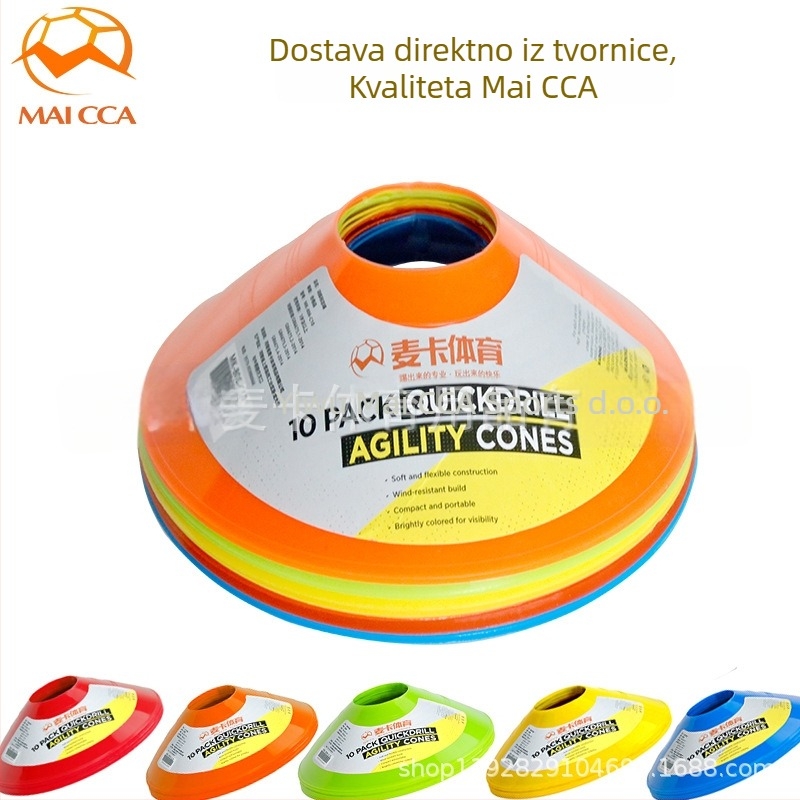MAICCA Set logotipnih pločica za nogometni trening s preprekama