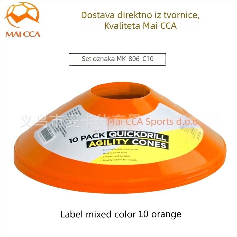 MAICCA Set logotipnih pločica za nogometni trening s preprekama