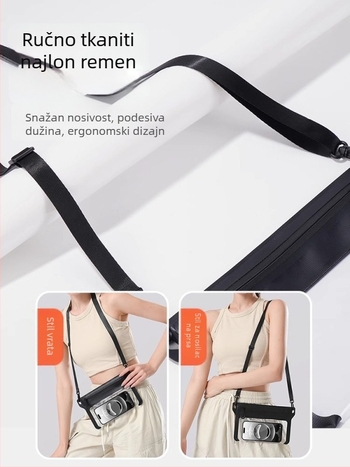 Vodootporna torbica za telefon s dodirnim zaslonom, PVC vanjska vodootporna torba za ronjenje i plažu
