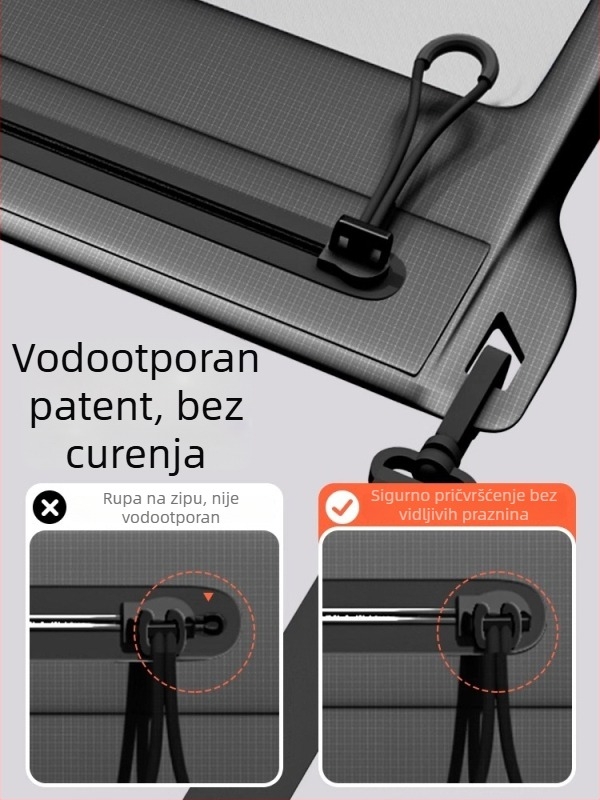 Vodootporna torbica za telefon s dodirnim zaslonom, PVC vanjska vodootporna torba za ronjenje i plažu