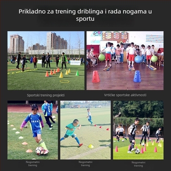 Pomoć za treniranje za nogomet - materijal PE; prilagodba: Da; marka Brown; prikladni sportovi: Nogomet
