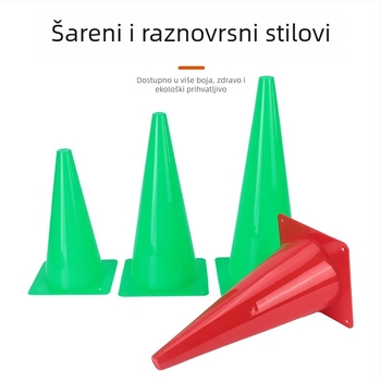 Nogometni konusi za trening – Materijal: PE; Šifra proizvoda: B001; Marka: Datong; Namijenjeno za nogomet