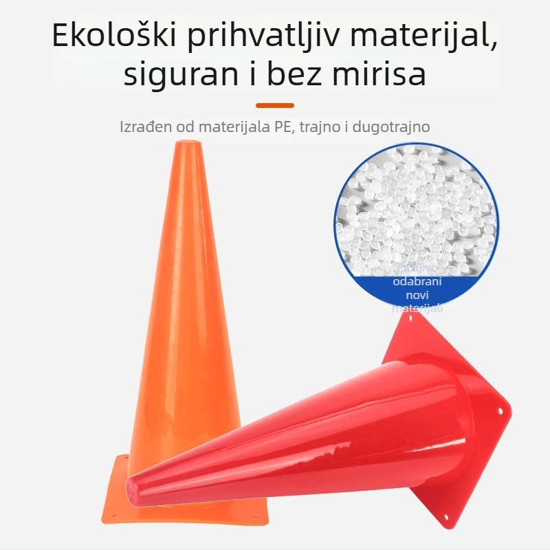 Nogometni konusi za trening – Materijal: PE; Šifra proizvoda: B001; Marka: Datong; Namijenjeno za nogomet