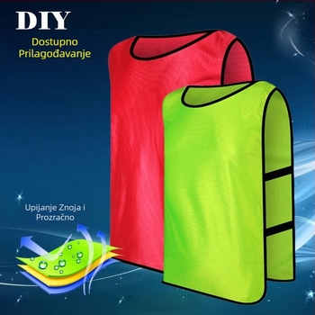 Nogometne trening veste za tim – prilagođeni uzorak, tkanina Spandex/Lycra, unisex, pogodne za proljeće, ljeto i jesen