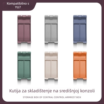 Plastični liner za ladicu za pohranu, kompatibilan s Yu7 Armrest Boxom i srednjom konzolom automobila, model 245521