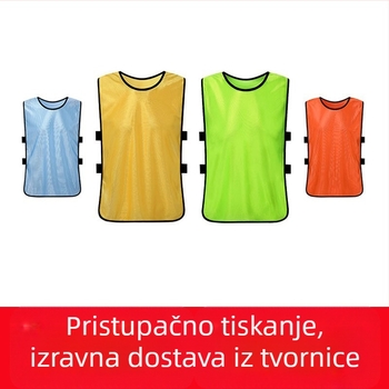 Nogometni trenažni prsluk, poliester, cjelogodišnji, unisex, tinejdžer