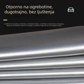 Pokrov za automobil za SUV — Imperial Scene, pamuk-vuna, debela izolacija, zaštita od sunca, kompatibilno s Volkswagen T-Roc