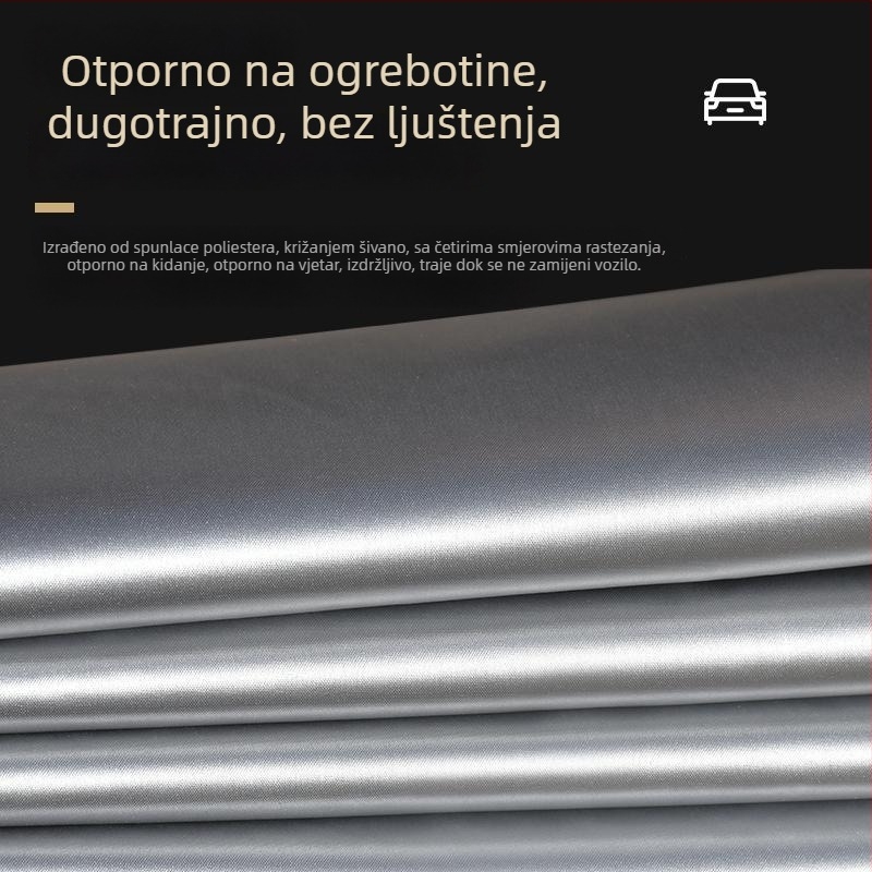 Pokrov za automobil za SUV — Imperial Scene, pamuk-vuna, debela izolacija, zaštita od sunca, kompatibilno s Volkswagen T-Roc