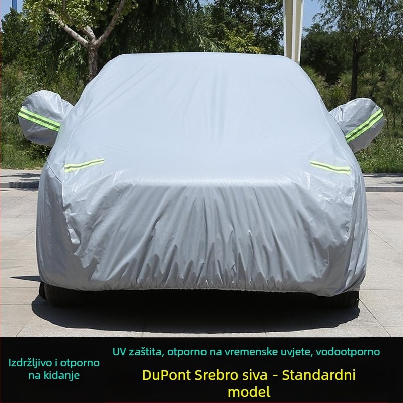 Pokrov za automobil za SUV — Imperial Scene, pamuk-vuna, debela izolacija, zaštita od sunca, kompatibilno s Volkswagen T-Roc