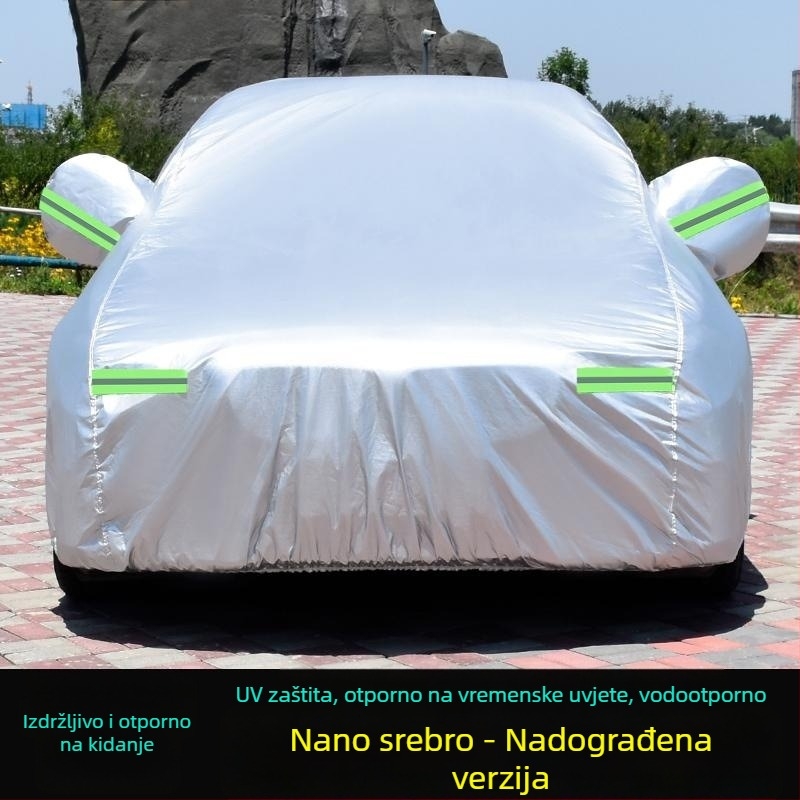 Pokrov za automobil za SUV — Imperial Scene, pamuk-vuna, debela izolacija, zaštita od sunca, kompatibilno s Volkswagen T-Roc
