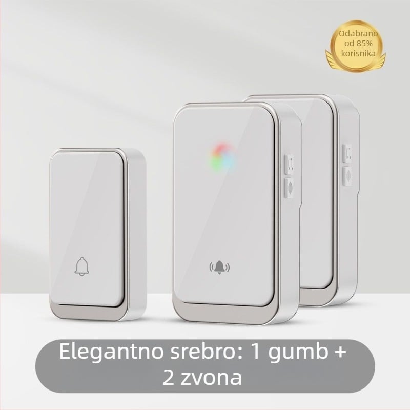 Bežični zvono za vrata s britanskom utičnicom, za kućnu upotrebu