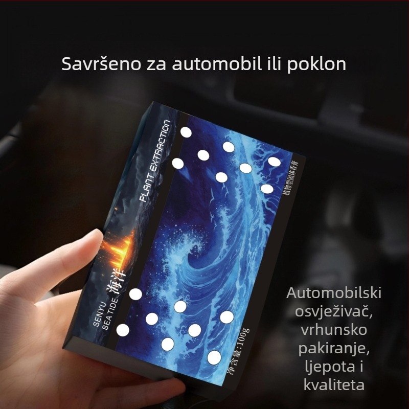 Auto balzam za mirise – cvjetni miris gardenije i oceana, 100 g, isparavanje 61–90 dana, postavljanje na sjedalo, dekoriranje, aromatiziranje, uklanjanje mirisa