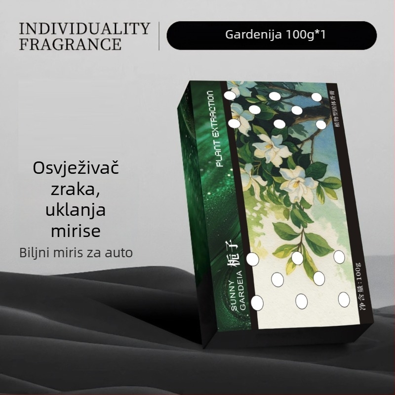 Auto balzam za mirise – cvjetni miris gardenije i oceana, 100 g, isparavanje 61–90 dana, postavljanje na sjedalo, dekoriranje, aromatiziranje, uklanjanje mirisa