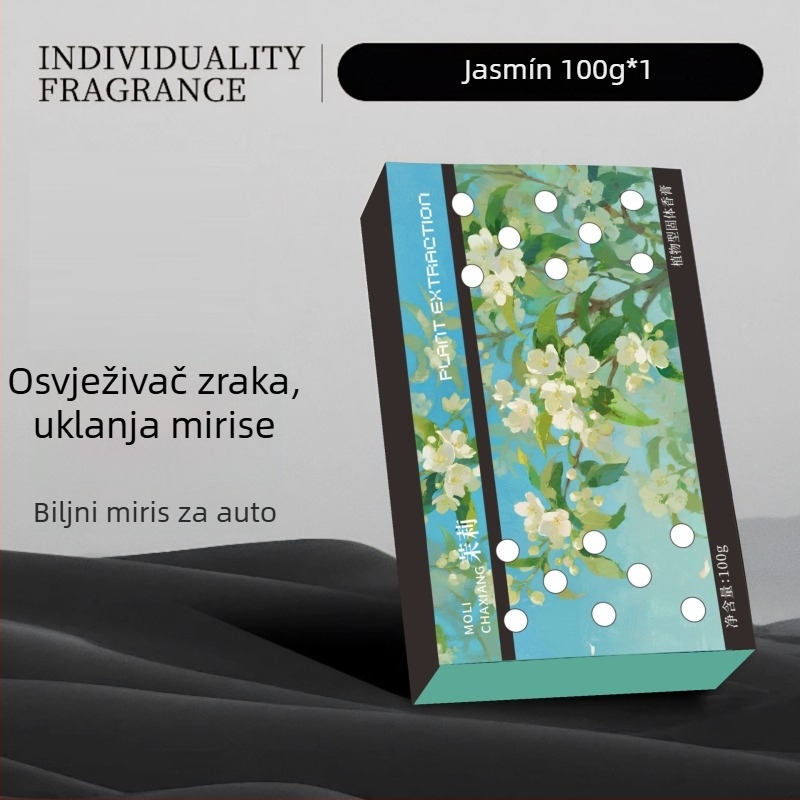 Auto balzam za mirise – cvjetni miris gardenije i oceana, 100 g, isparavanje 61–90 dana, postavljanje na sjedalo, dekoriranje, aromatiziranje, uklanjanje mirisa