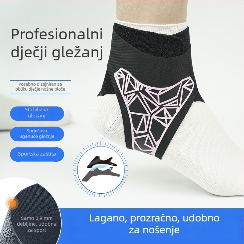 WARS zaštitna navlaka za gležanj – lagana prozračna tkanina Spandex/Nylon/Neopren, za trčanje, skakanje preko užeta, skijanje, ples, košarku