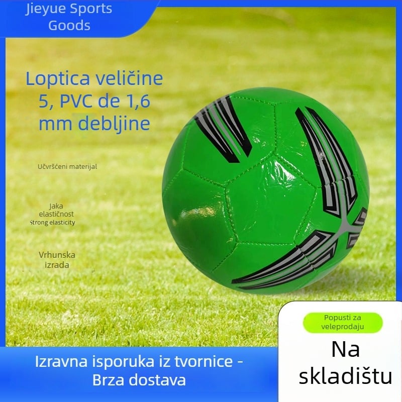 Dječja PVC nogometna lopta, šivanje strojem, za djecu, pogodna za nogomet, tiskani logo OK