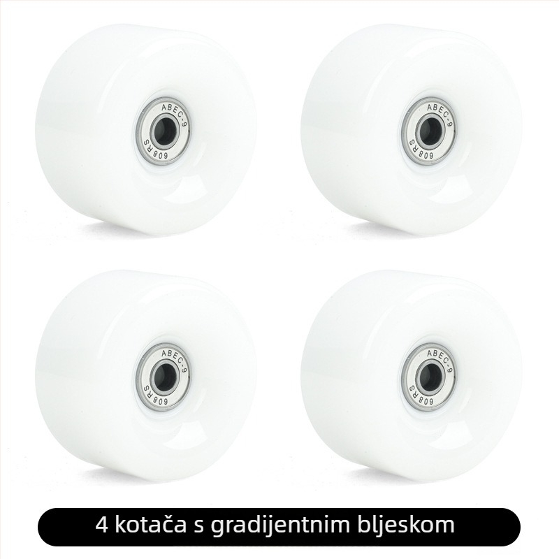 Roleri s dvostrukim redom kotača - PU gornja stran, kotači od poliuretana, Unisex, KSANA