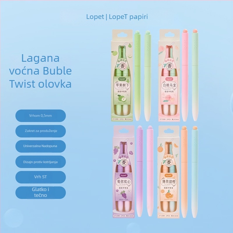 Lepa ST tip pero, plastično kućište, tinta koja se ne briše, pakirano u kutiji, osnovno pakiranje, za opću upotrebu