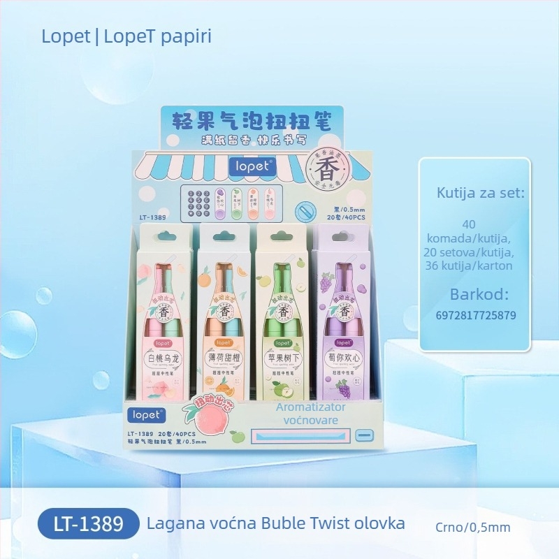 Lepa ST tip pero, plastično kućište, tinta koja se ne briše, pakirano u kutiji, osnovno pakiranje, za opću upotrebu