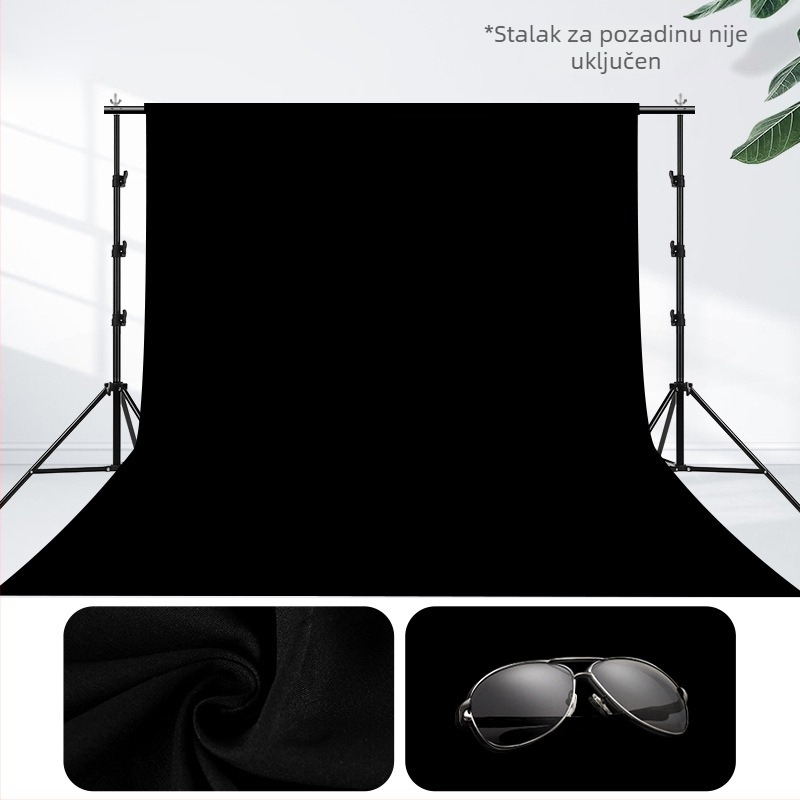 RETENG Pozadinska tkanina s poliestersko-pamučnom smjesom za fotografiranje odjeće i proizvoda