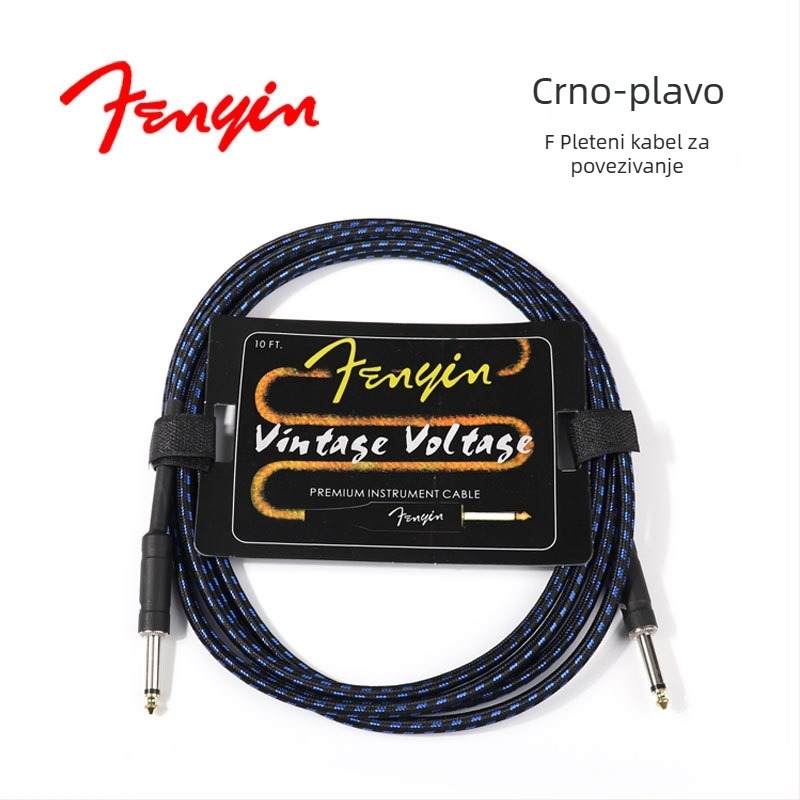 FD pleteni kabel za glazbene instrumente — model 1222 za električne gitare i bas
