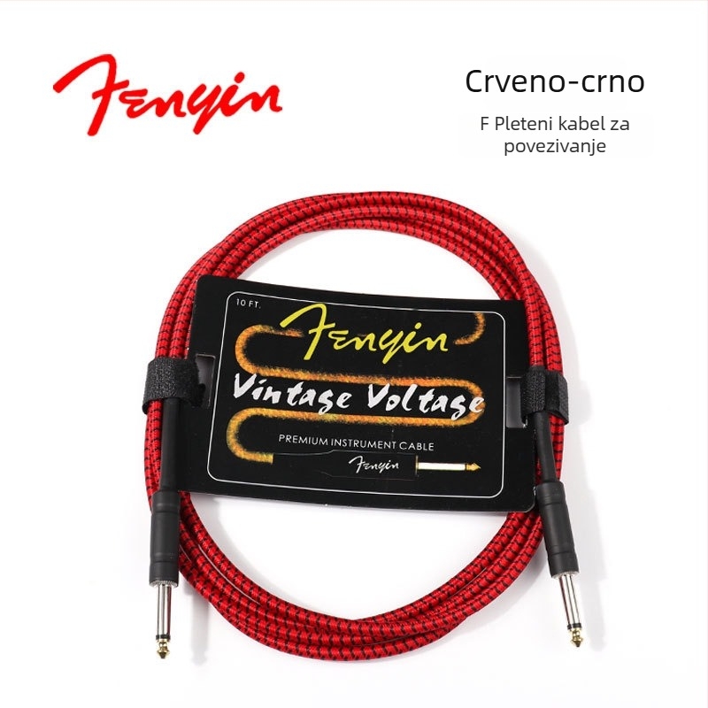 FD pleteni kabel za glazbene instrumente — model 1222 za električne gitare i bas