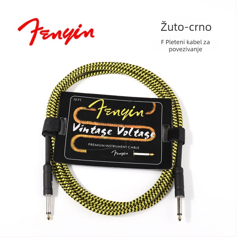 FD pleteni kabel za glazbene instrumente — model 1222 za električne gitare i bas