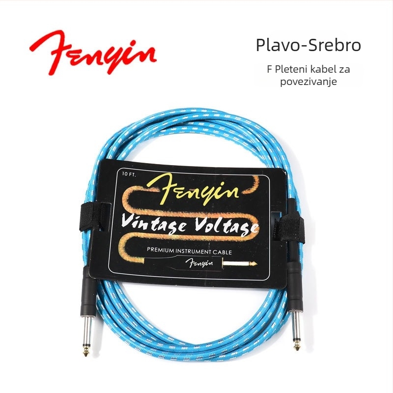 FD pleteni kabel za glazbene instrumente — model 1222 za električne gitare i bas