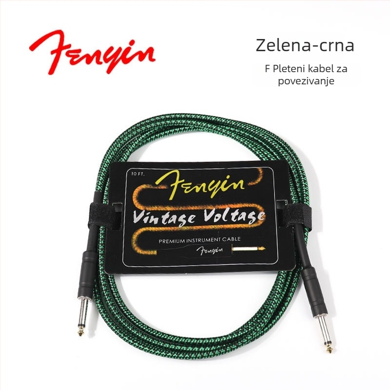 FD pleteni kabel za glazbene instrumente — model 1222 za električne gitare i bas