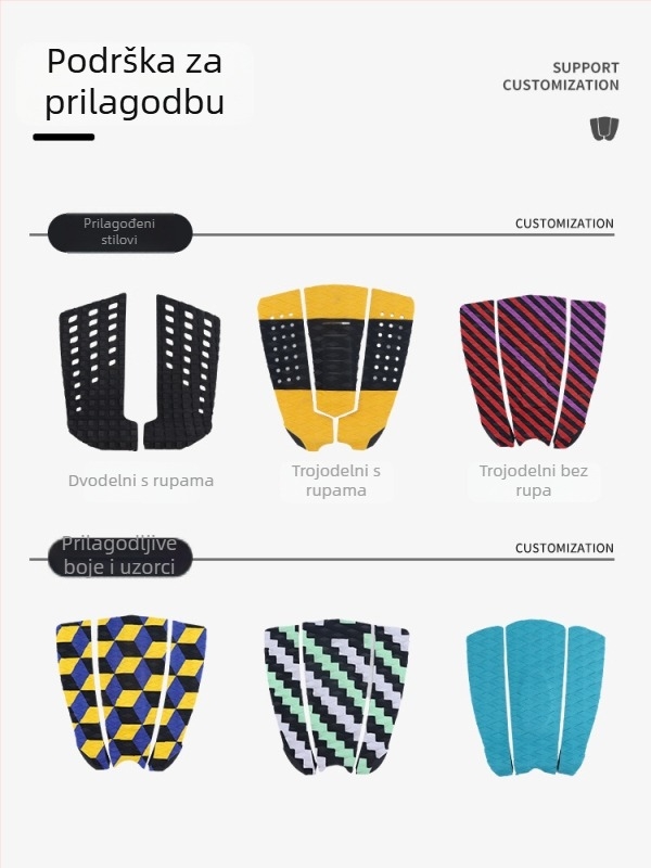 YiChen EVA protuklizna podloga za dasku za surfanje, univerzalna primjena, art. broj h02047