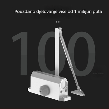 Automatski zatvarač vrata za kućnu upotrebu, hidraulični, aluminijska legura, moderni minimalistički stil