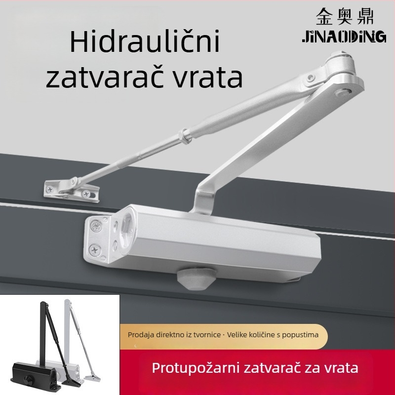 Automatski zatvarač vrata za kućnu upotrebu, hidraulični, aluminijska legura, moderni minimalistički stil