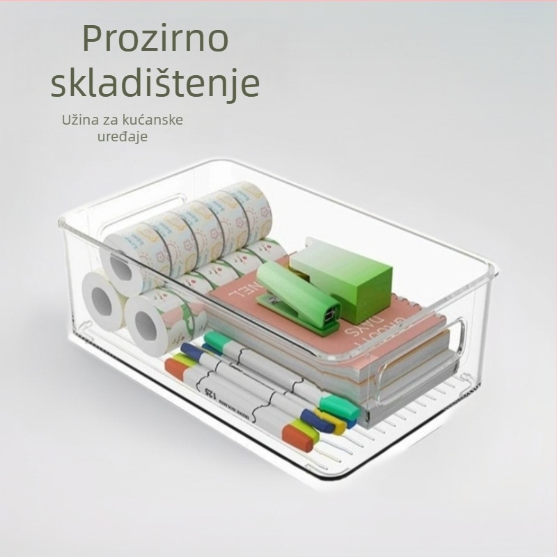 Stolna kutija za pohranu, prozirna plastična, stohovita, 12 L kapaciteta, model 3267