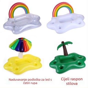 PVC napuhljiva vodena igračka za djecu – debela plutajuća platforma za vodu, PVC materijal, uzrast 7–14 godina