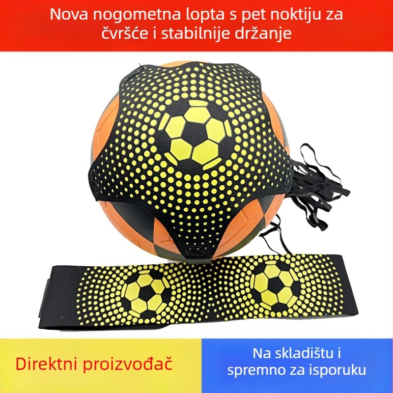 Nogometni trening alat s dizajnom pet kandži, od nylon materijala, za kontrolu lopte i trening odskoka, prilagodljiva obrada