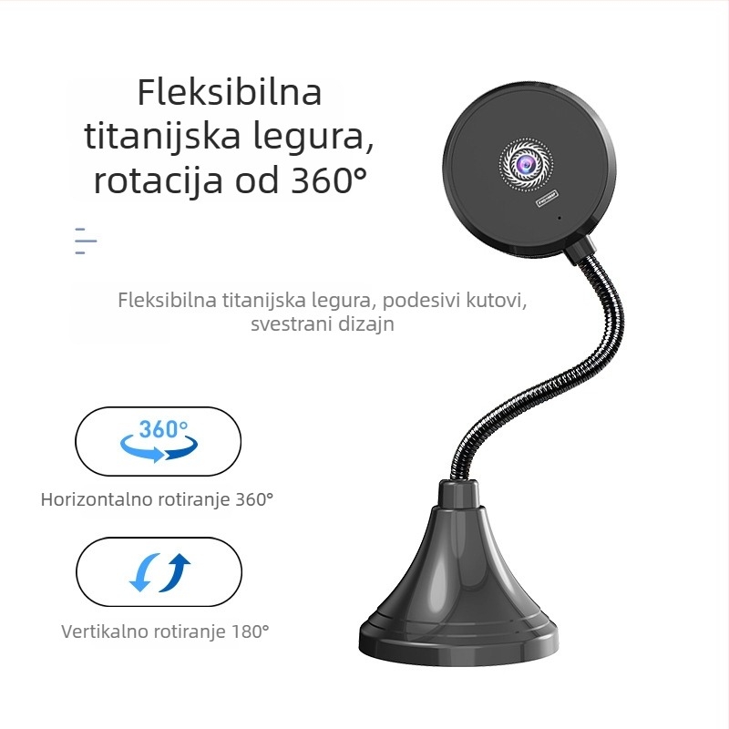 S60A Laptop/Desktop kamera s ugrađenim mikrofonom — 4K (3840x2160), 60FPS, USB 2.0, automatsko fokusiranje