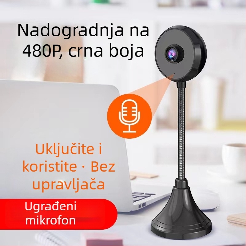 S60A Laptop/Desktop kamera s ugrađenim mikrofonom — 4K (3840x2160), 60FPS, USB 2.0, automatsko fokusiranje
