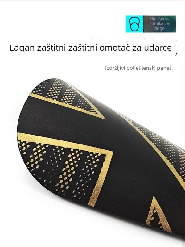 Štitnik za potkoljenicu s insert-type mini dizajnom za nogometne treninge — plastični, prilagodljivi, pogodni za nogomet, košarku i odbojku