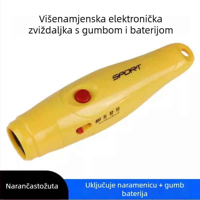 Elektronička pištaljka – izuzetno glasna ABS, za suce i sportske učitelje, prilagodljiva, model 6941284243605