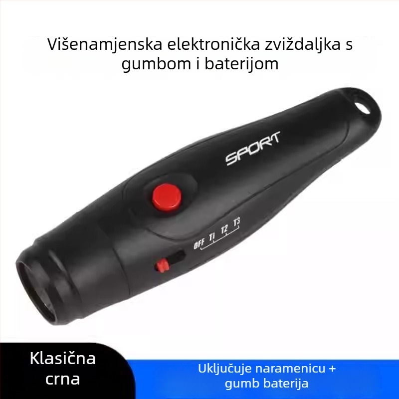 Elektronička pištaljka – izuzetno glasna ABS, za suce i sportske učitelje, prilagodljiva, model 6941284243605