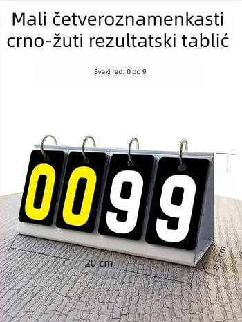 Tablica rezultata - PVC materijal; prilagodljivo; pogodno za stolni tenis i bilijar; Jade valley marka