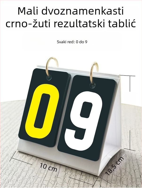 Tablica rezultata - PVC materijal; prilagodljivo; pogodno za stolni tenis i bilijar; Jade valley marka