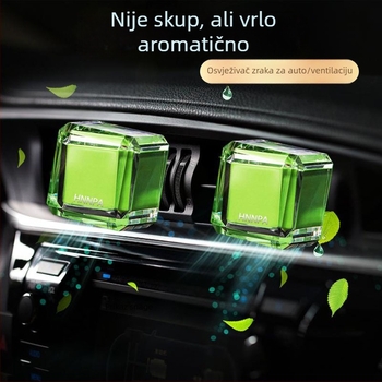 Automobilski klip za aromaterapiju zraka — Freesia miris, aromatiziranje i uklanjanje mirisa, montiranje na izlaz zraka, trajanje 61-90