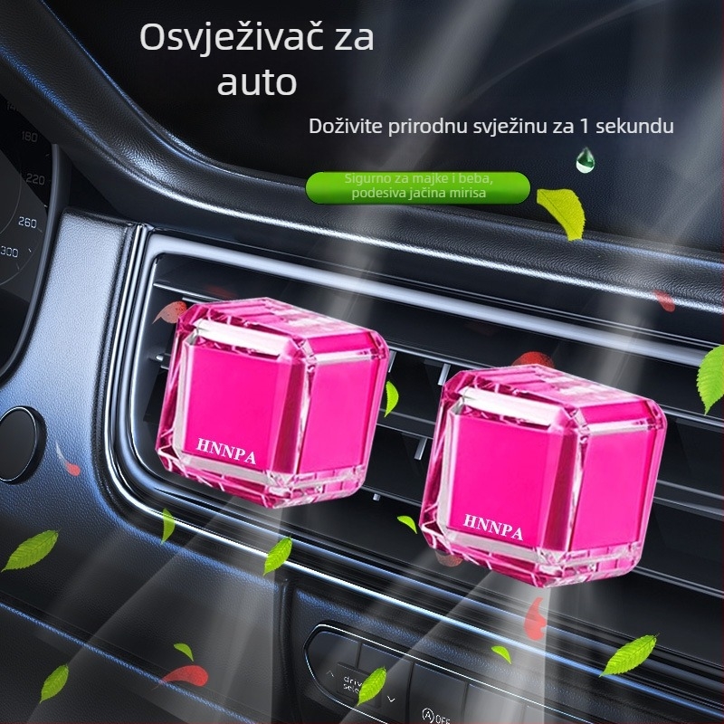 Automobilski klip za aromaterapiju zraka — Freesia miris, aromatiziranje i uklanjanje mirisa, montiranje na izlaz zraka, trajanje 61-90