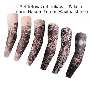 Vanjski rukav - Floralni uzorak, bezšiven, prozračni poliester, unisex