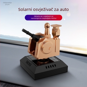 Automobilski aromaterapijski ukras za unutrašnjost automobila na solarnu energiju s premium mirisom