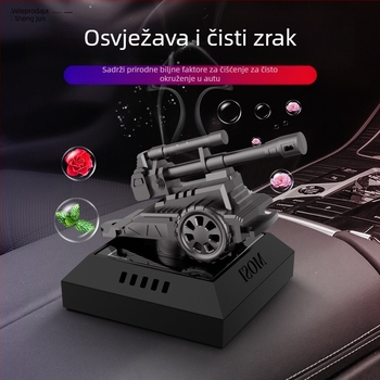 Automobilski aromaterapijski ukras za unutrašnjost automobila na solarnu energiju s premium mirisom