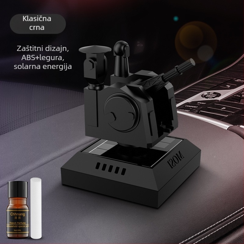 Automobilski aromaterapijski ukras za unutrašnjost automobila na solarnu energiju s premium mirisom