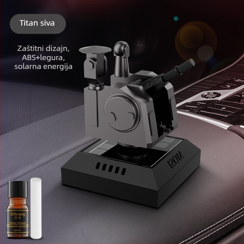 Automobilski aromaterapijski ukras za unutrašnjost automobila na solarnu energiju s premium mirisom